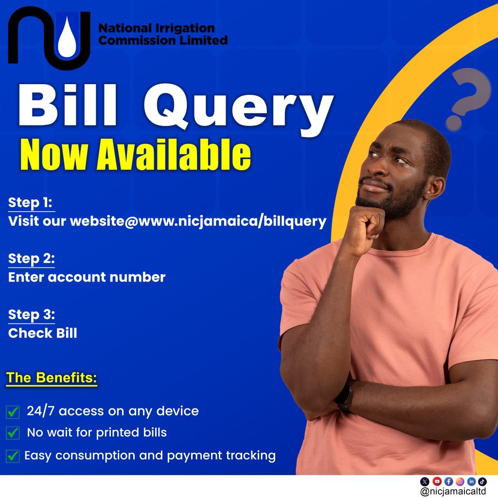 National Irrigation Commission Bill Query